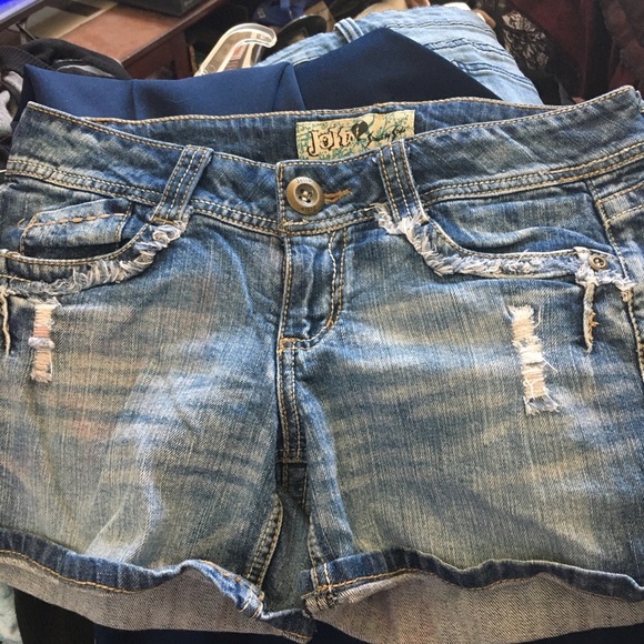 Junior jolt distressed shorts 7 - Picture 1 of 3